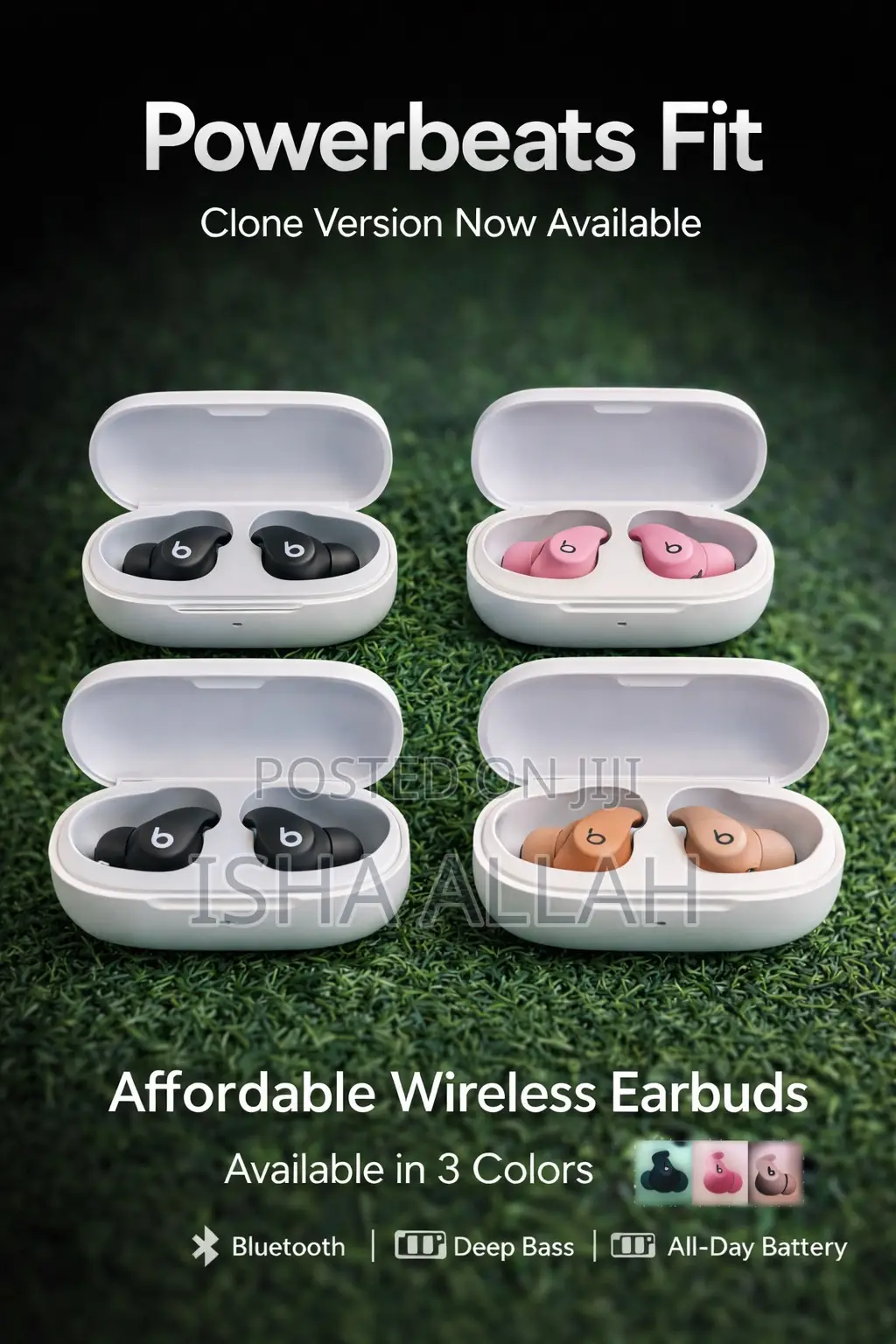Powerfit Pro Wireless Buds (Beats Style Edition)