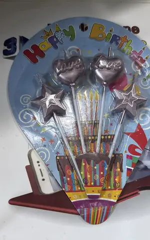 Sparkling Fountain Cake Candles