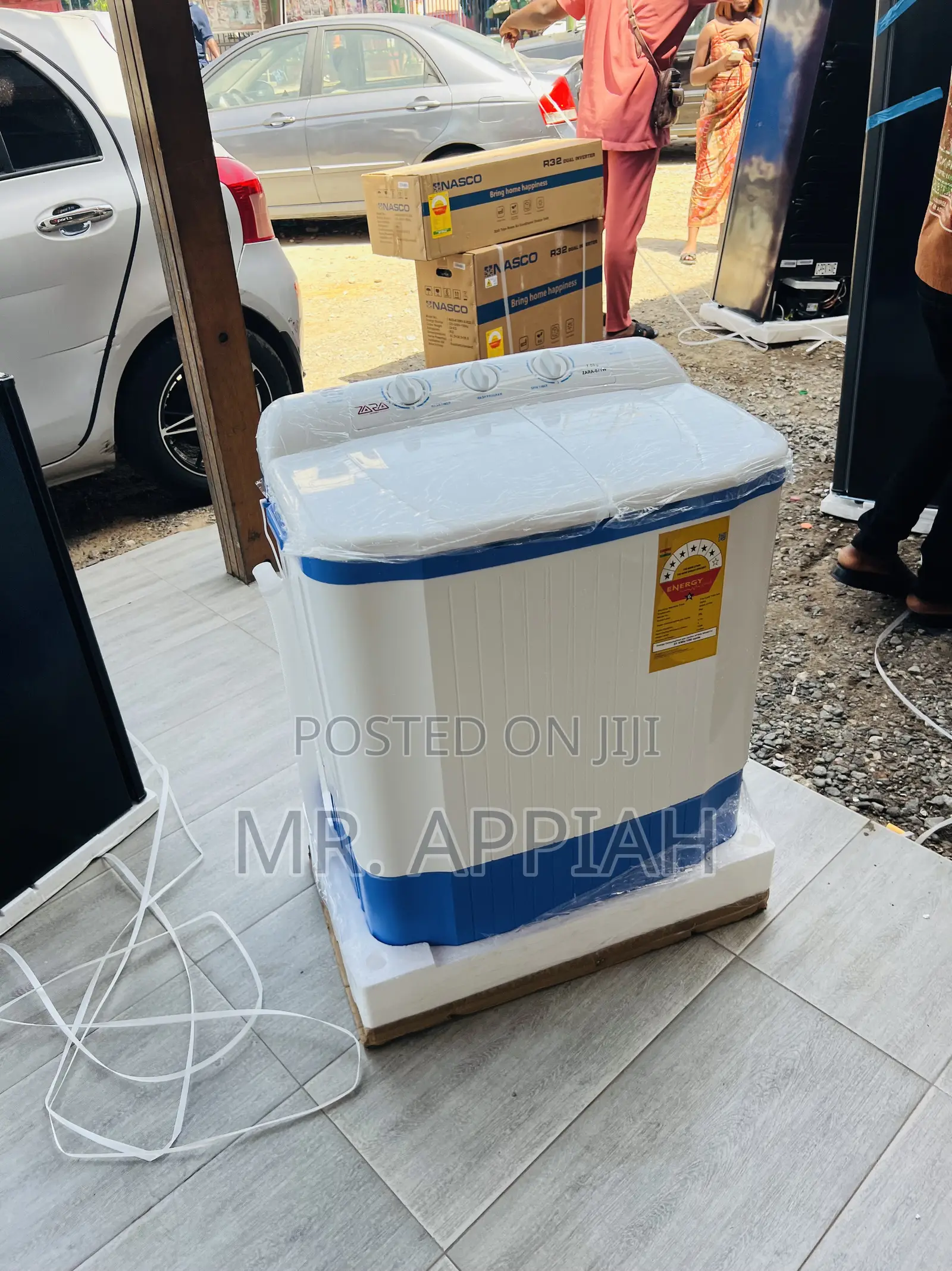 Check Out Zara 7kg Top Load Washing Machine(White) 