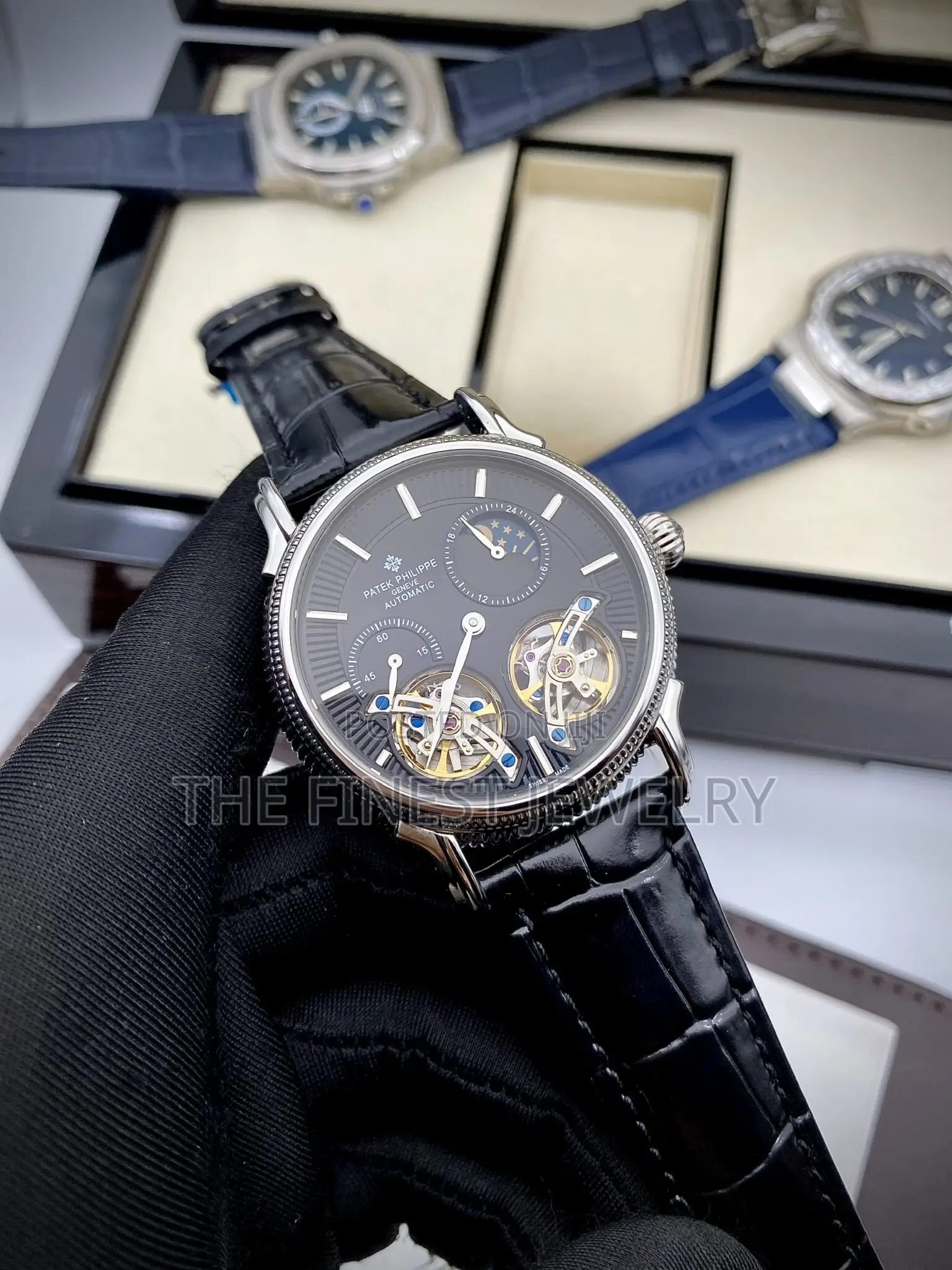 Patek Philippe Double Tourbillon Swiss Automatic Watch