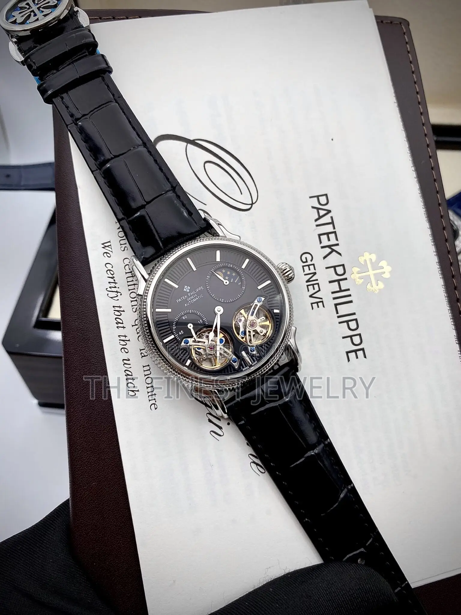 Patek Philippe Double Tourbillon Swiss Automatic Watch