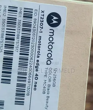 New Motorola Edge 40 Neo 256 GB Black