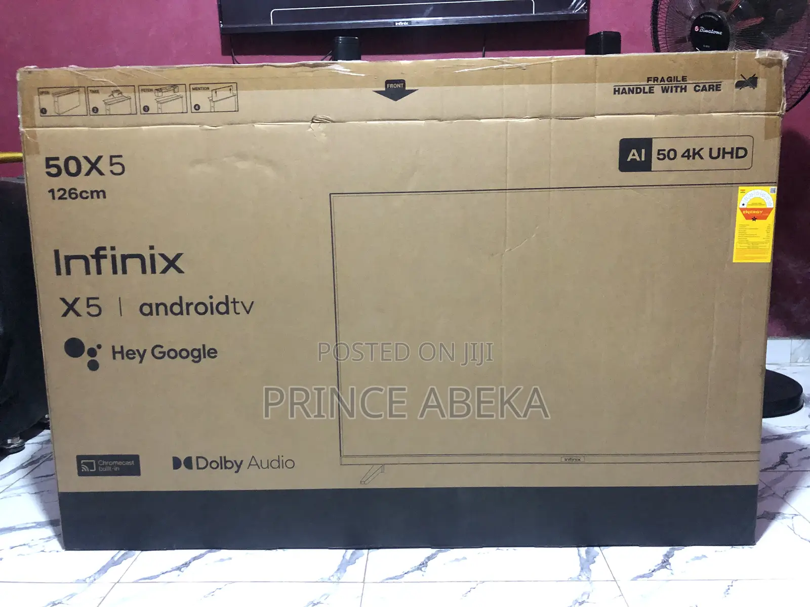 Infinix 50 Inch Smart Tv – Slightly Used, Great Condition
