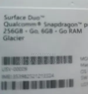 New Microsoft Surface Duo 256 GB White