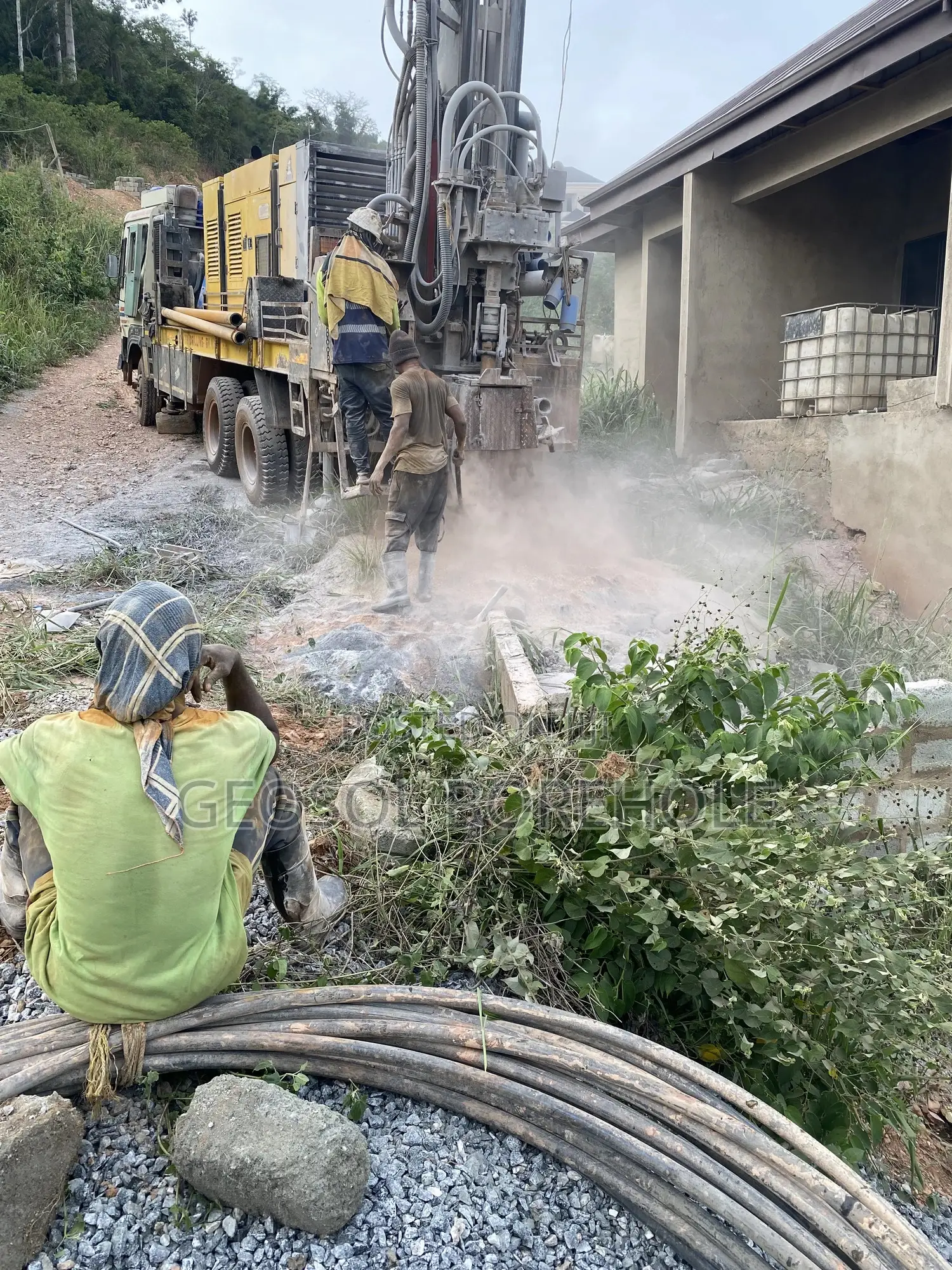 Borehole at Abokobi Boi