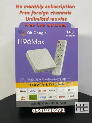 H96max Android Tv Box
