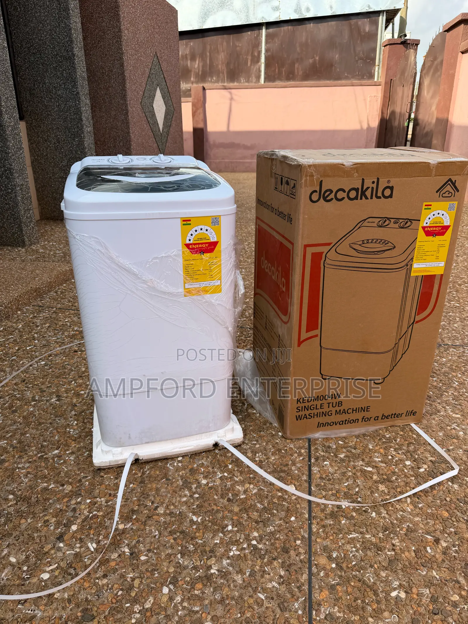 Decakila 7kg Portable Single Bucket Washing Machine 300w