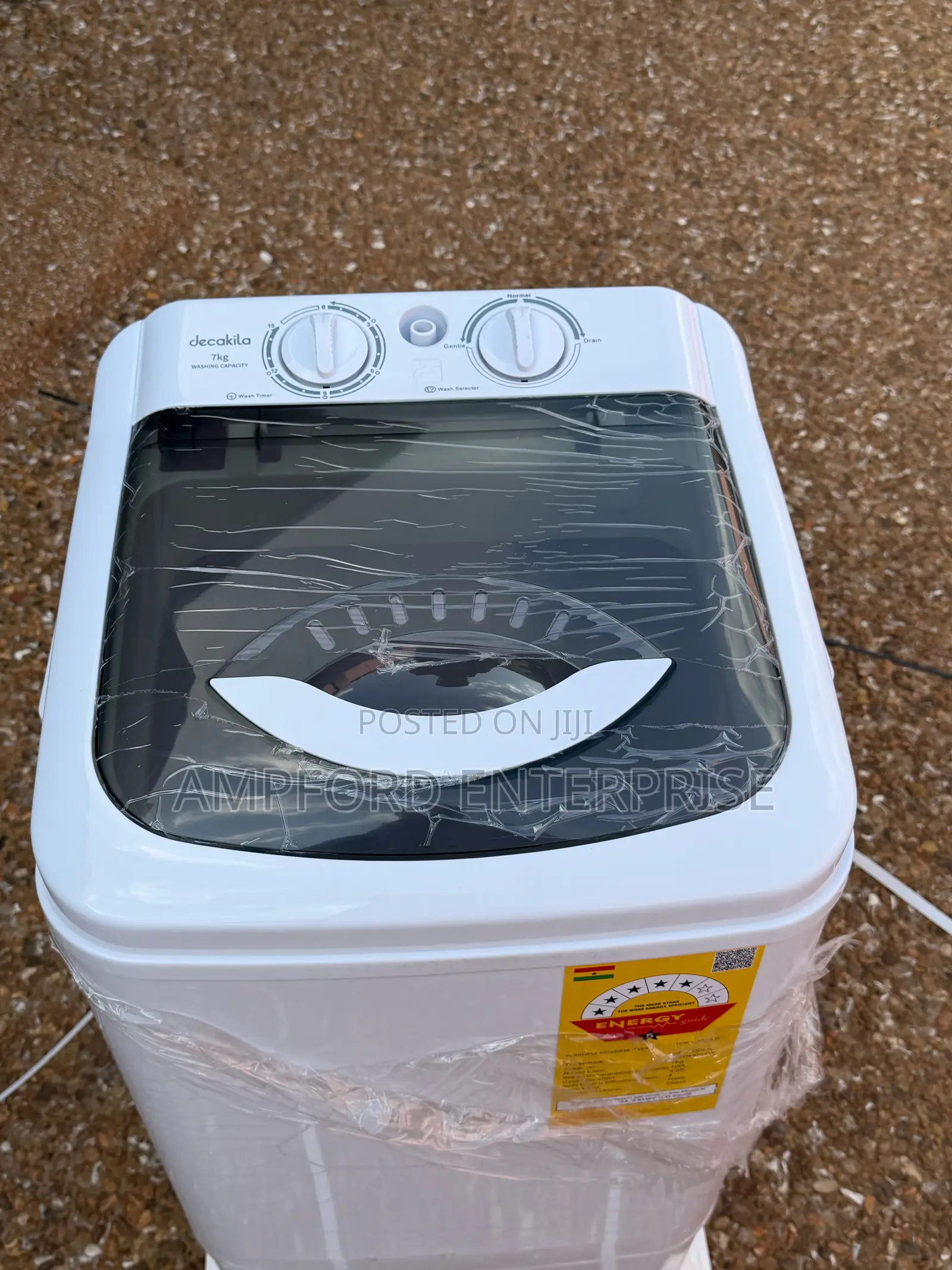 Decakila 7kg Portable Single Bucket Washing Machine 300w