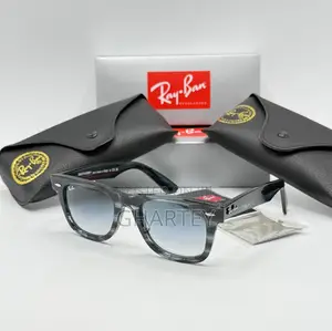 Rayban Wayfarer Striped Iconic Edge, Modern Twist Men’S Glasses