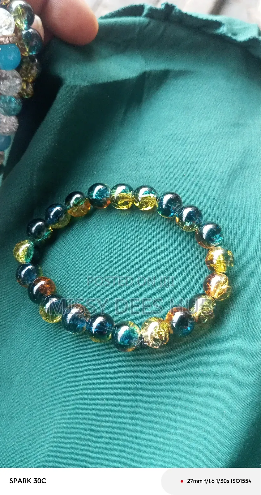 Glass Beads Bracelet