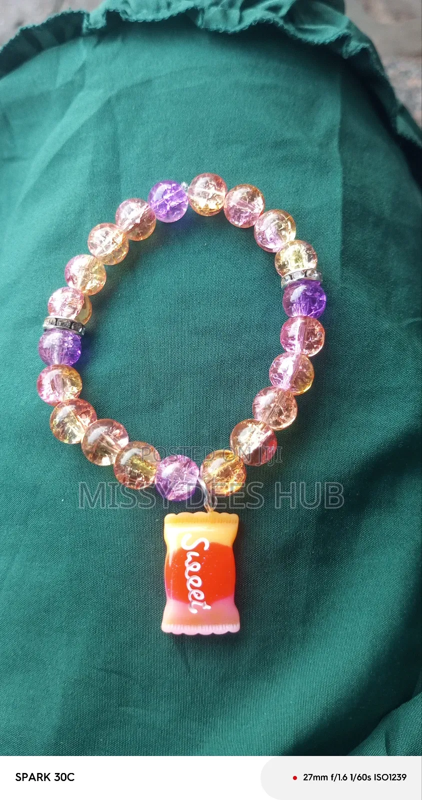 Glass Beads Bracelet