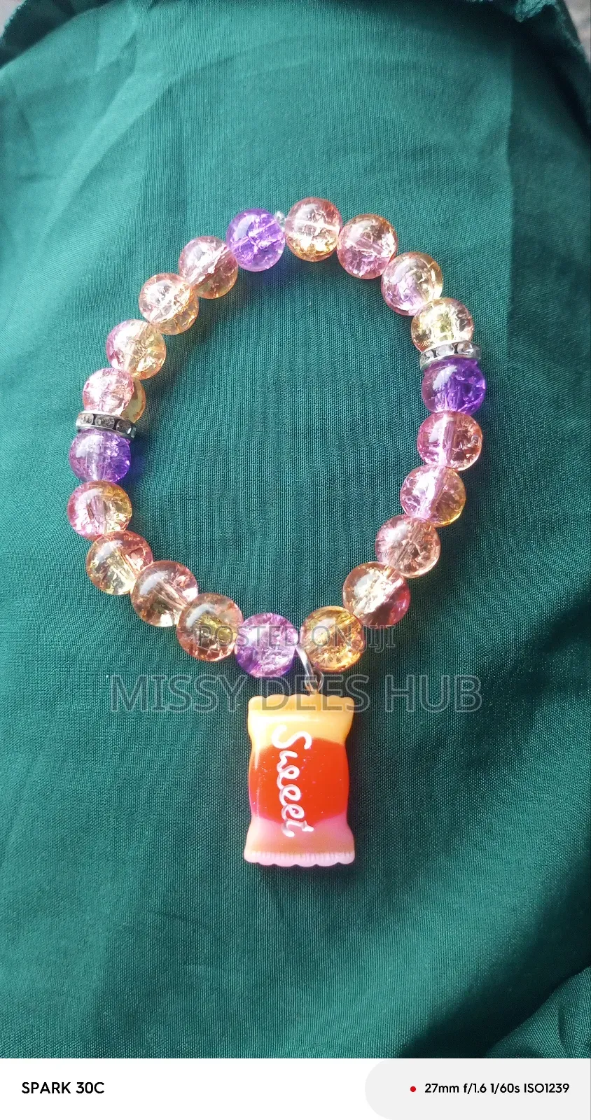 Glass Beads Bracelet