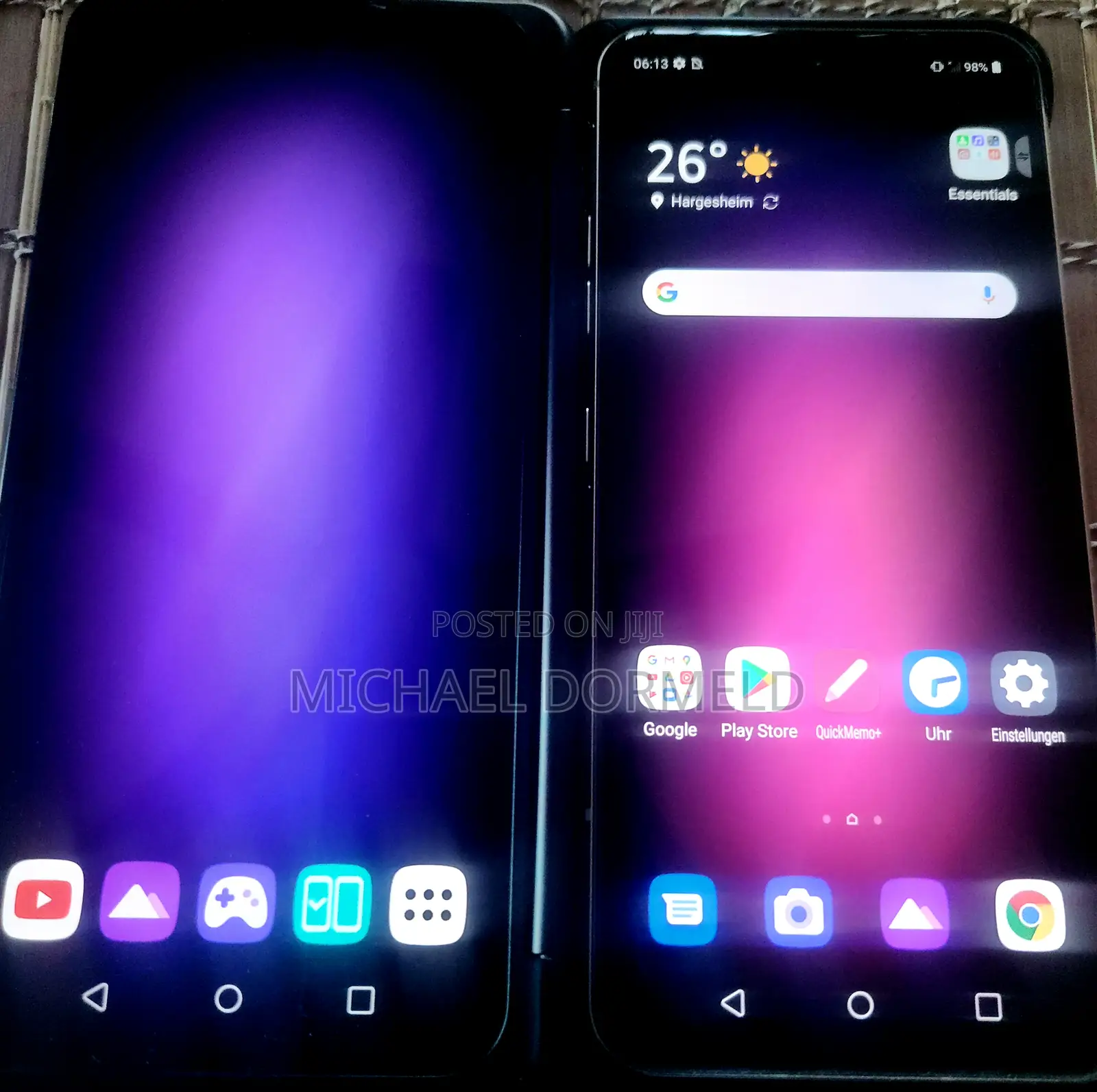 New LG V60 ThinQ 5G 256 GB Black