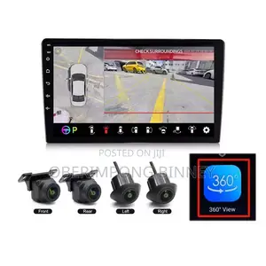 Android Car Tape With 360 Panoramic View Cameras