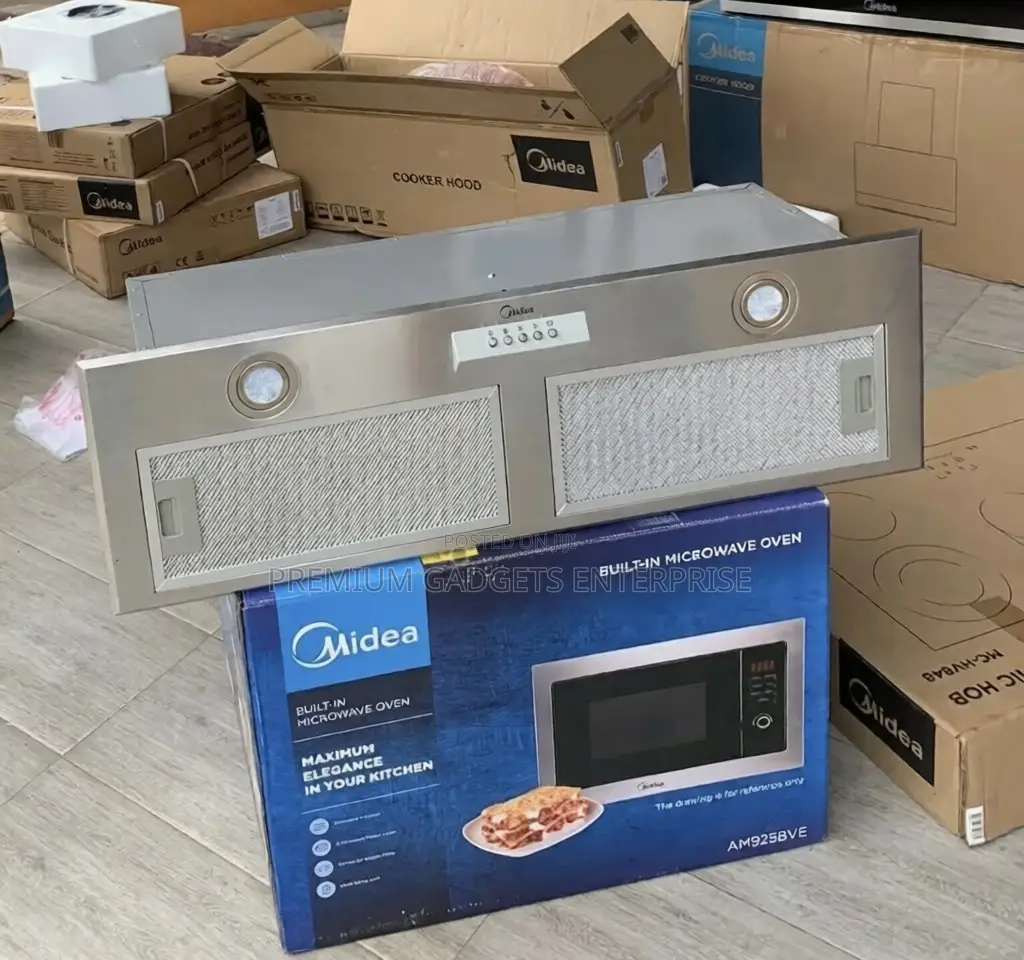 Midea 40w, Charcoal Filter | 90cm 90t01 Built-in Heat Extractor