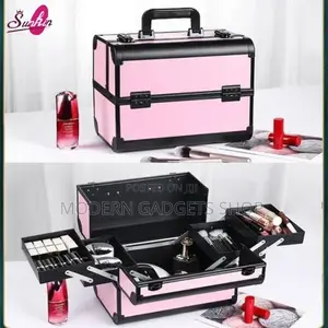 Vertical Brush Holder Makeup Box