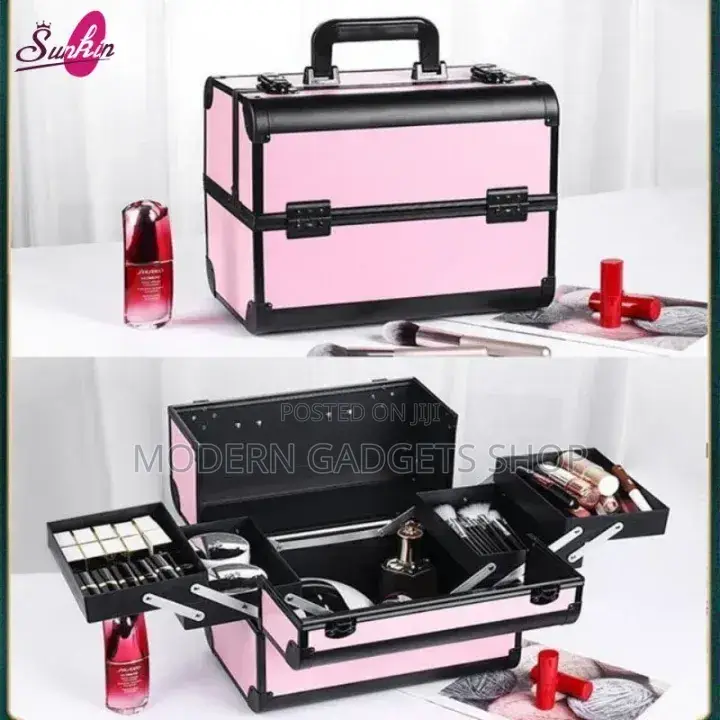 Vertical Brush Holder Makeup Box