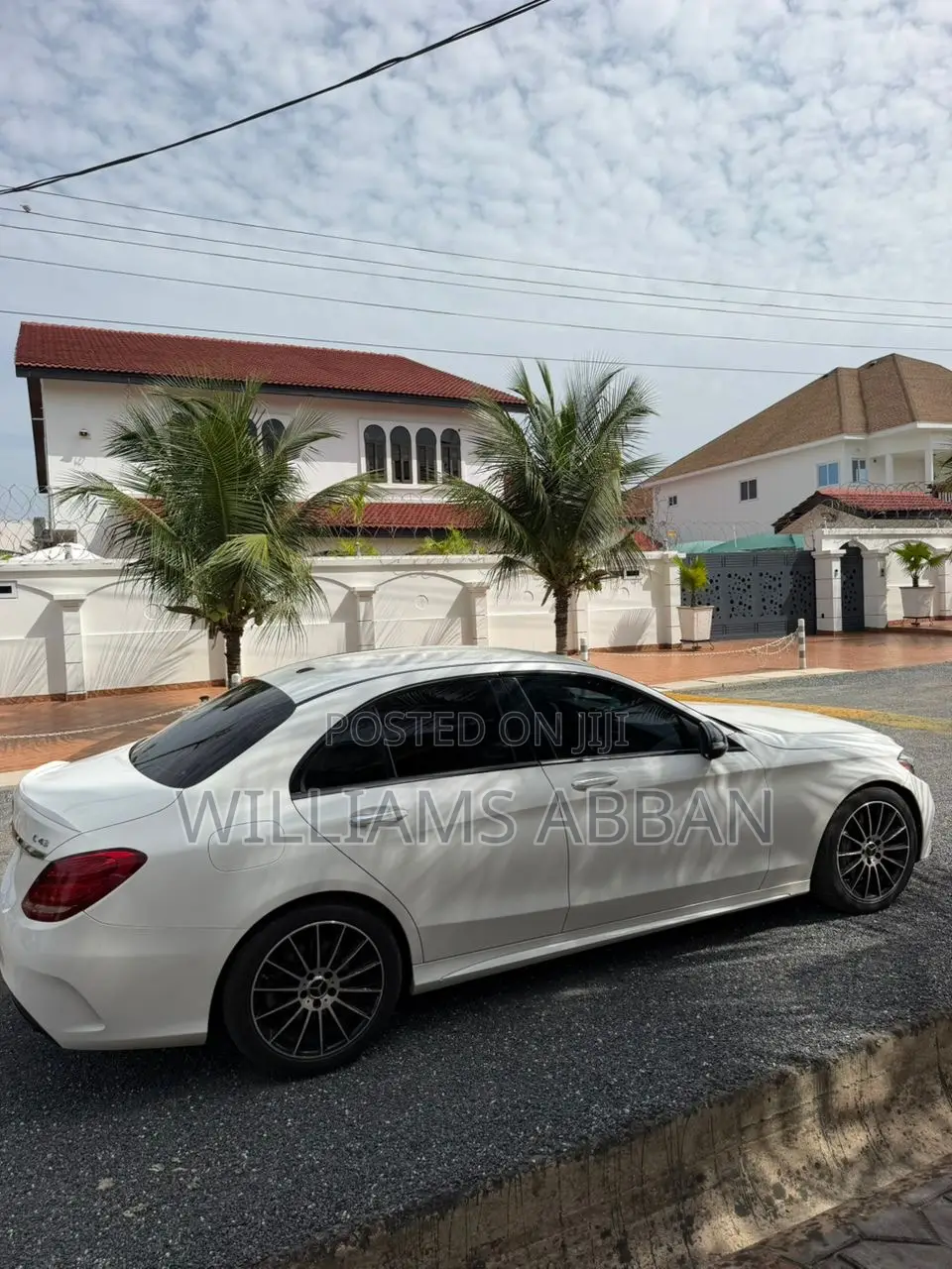 Mercedes-Benz C43 4Matic Sedan AWD (3.0L V6 9AM) 2017 White