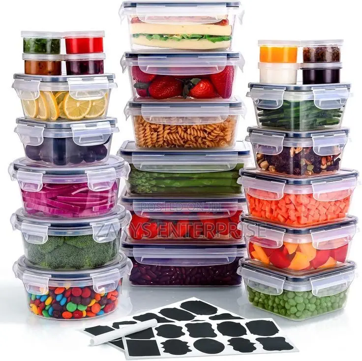 Plastic Storage Bowls 22pcs