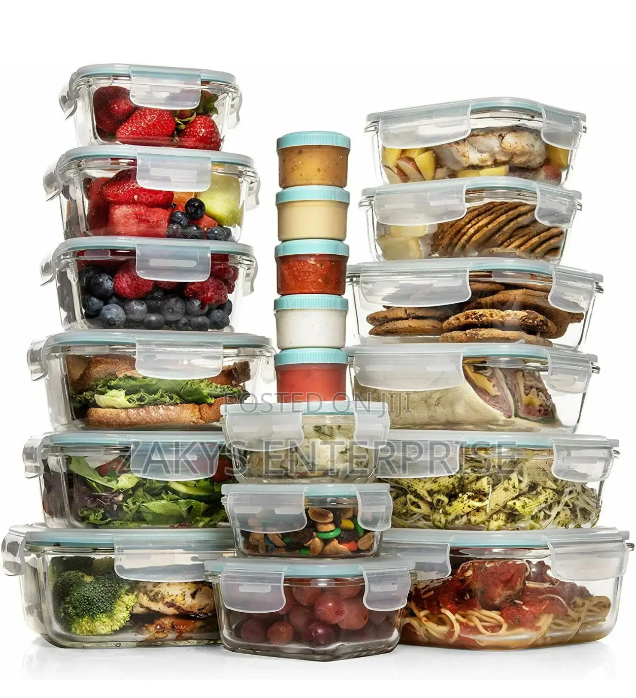 Plastic Storage Bowls 22pcs