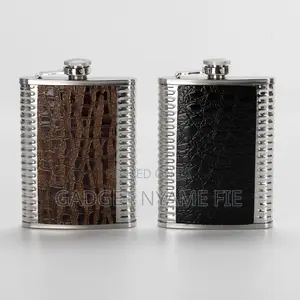 Hip/Pocket Stainless Steel Whiskey/Alcohol Flask - 280ml