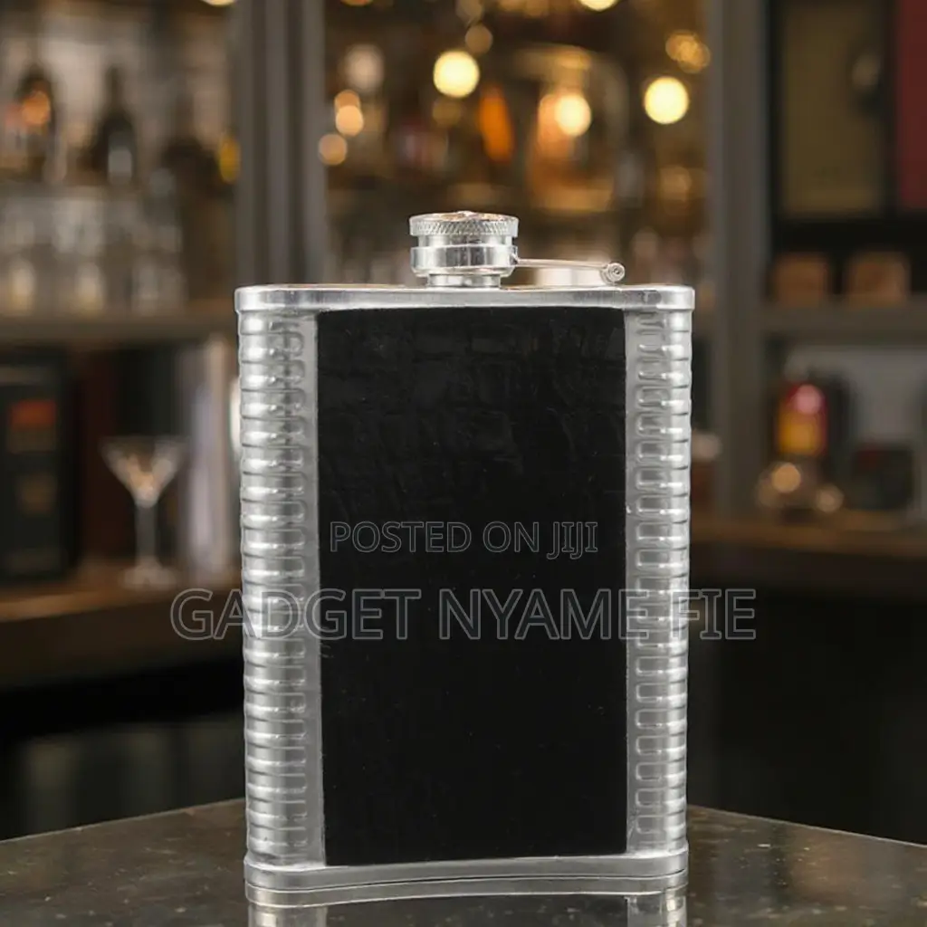 Hip/Pocket Stainless Steel Whiskey/Alcohol Flask - 280ml