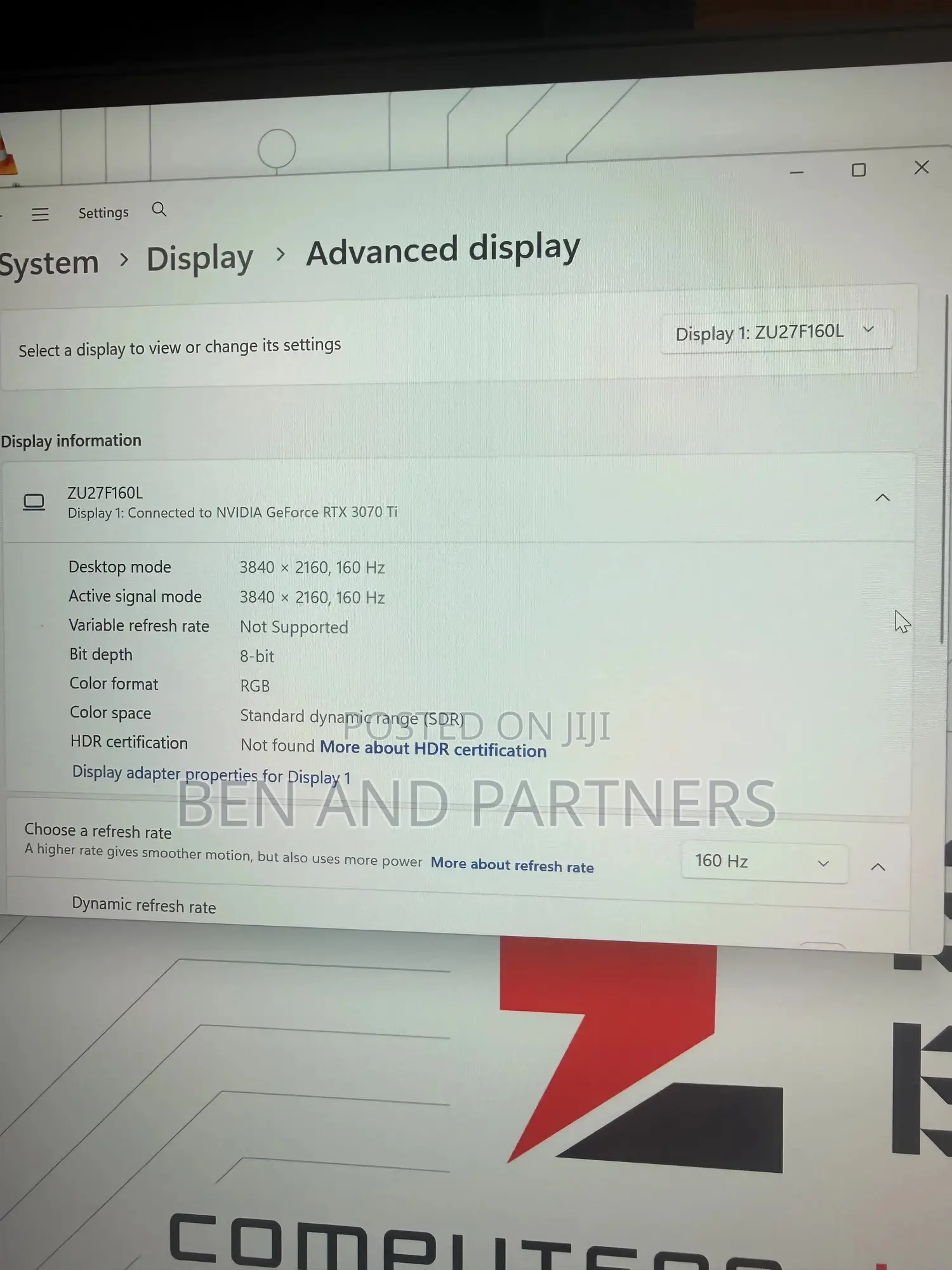 Thunderbolt 27" , 160hz, Ips, HDR Gaming/Professional Monitor