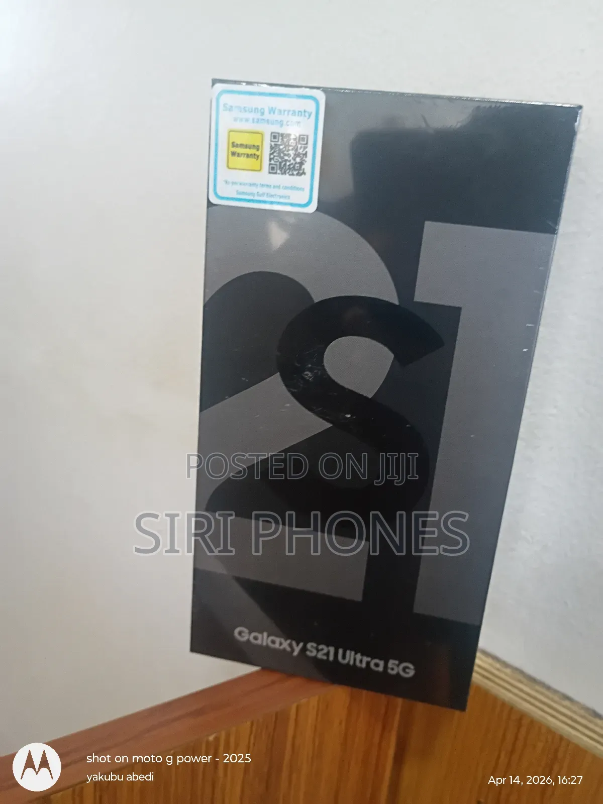 New Samsung Galaxy S21 Ultra 5G 256 GB Black