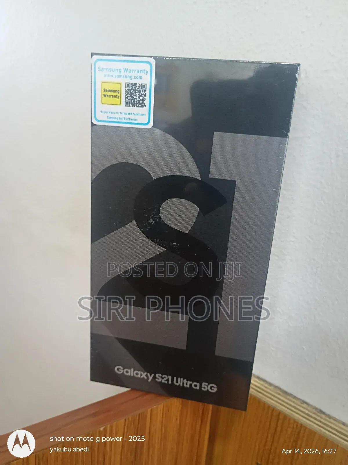 New Samsung Galaxy S21 Ultra 5G 256 GB Black