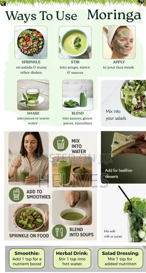 Raw Moringa Tea | Pure Organic Tea Bag Helives Fda Certified Approved