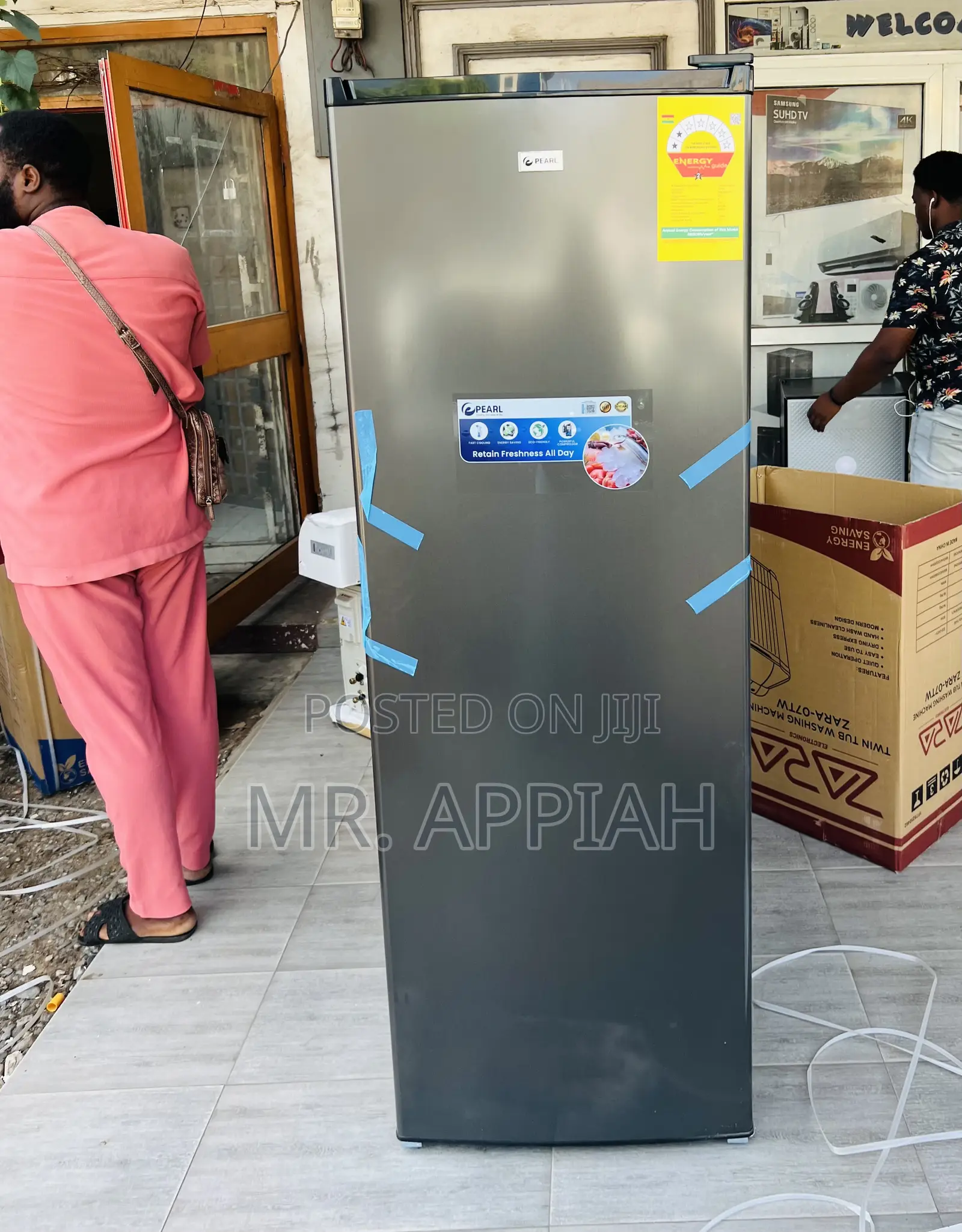 Ultra Chilling Pearl Puf-370-1a Single Door Upright Standing Freezer.