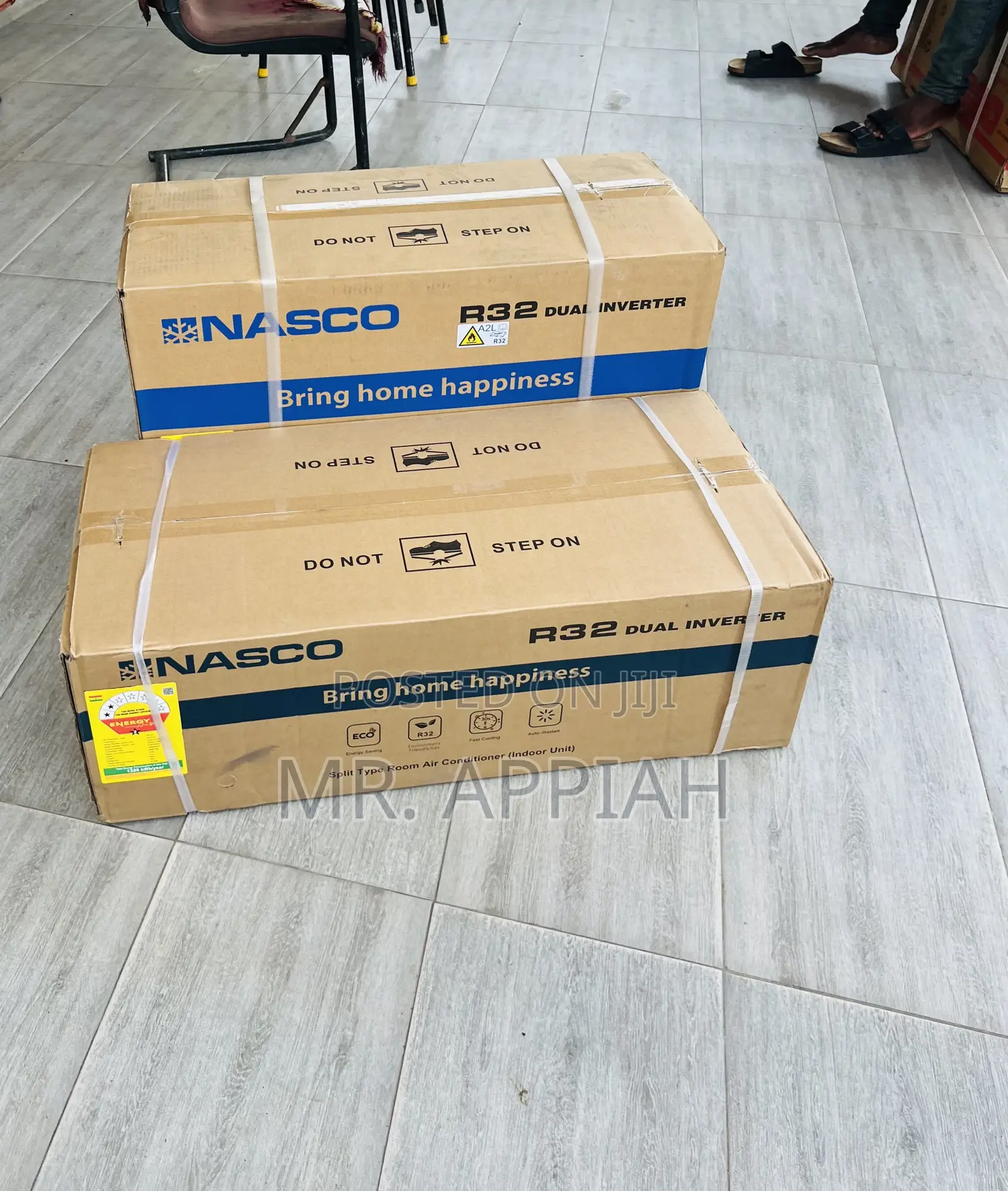 Extra Quiet Nasco 1.5hp Split Type Dual Inverter Air Conditioner 