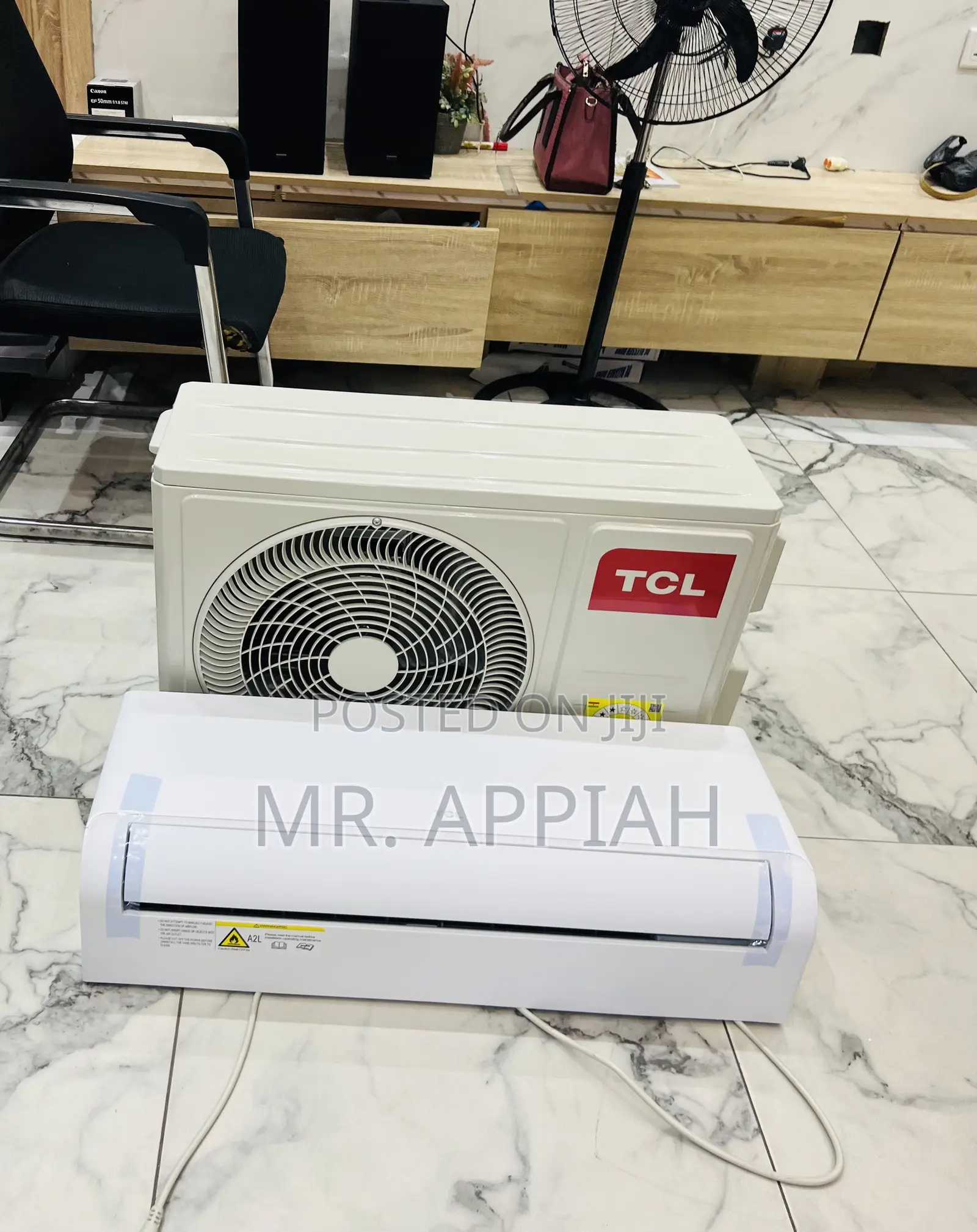 Extra Quiet TCL 1.5hp Split Type Air Conditioner(White) 