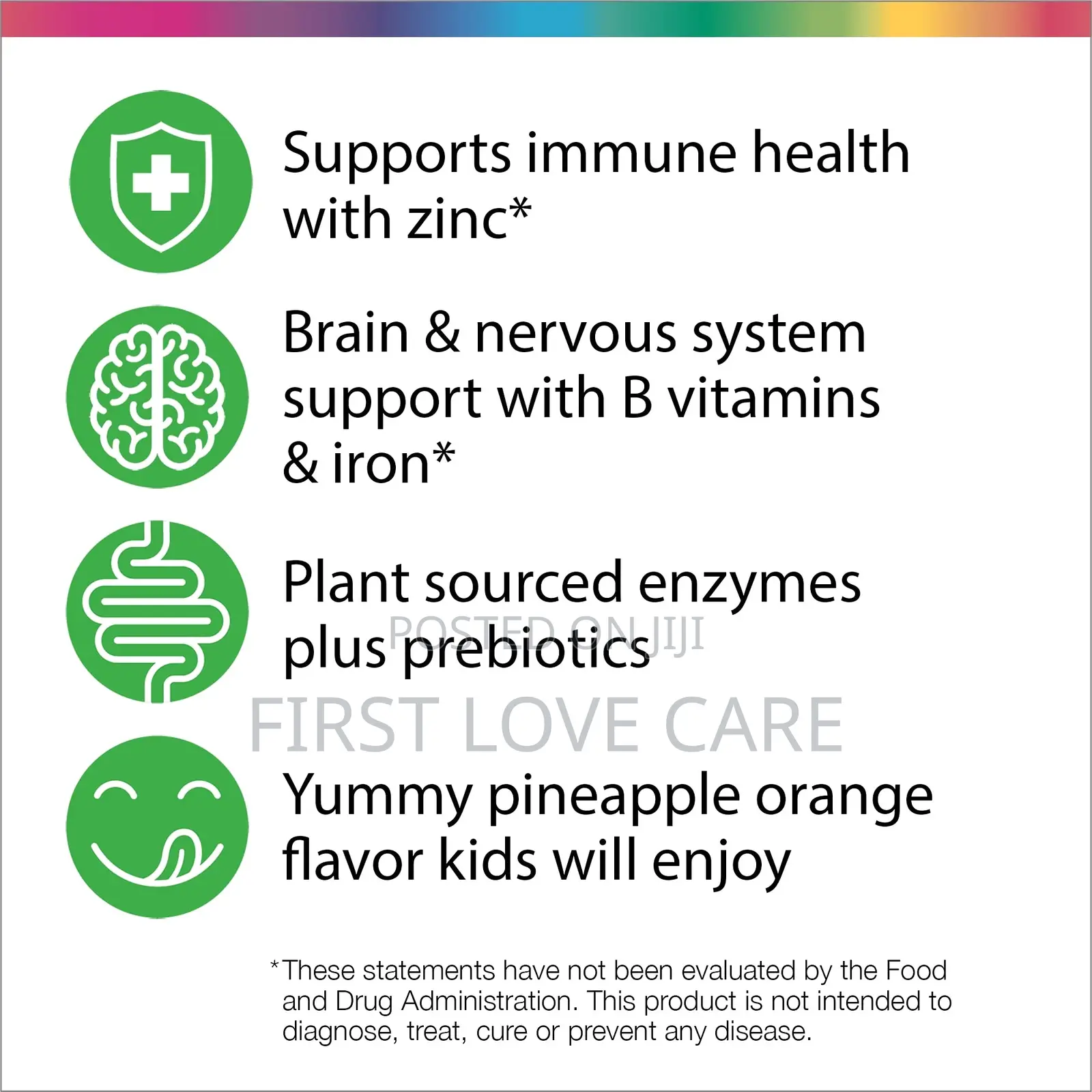 Rainbow Light Nutri Stars Multivitamin Nutritional Support Growing