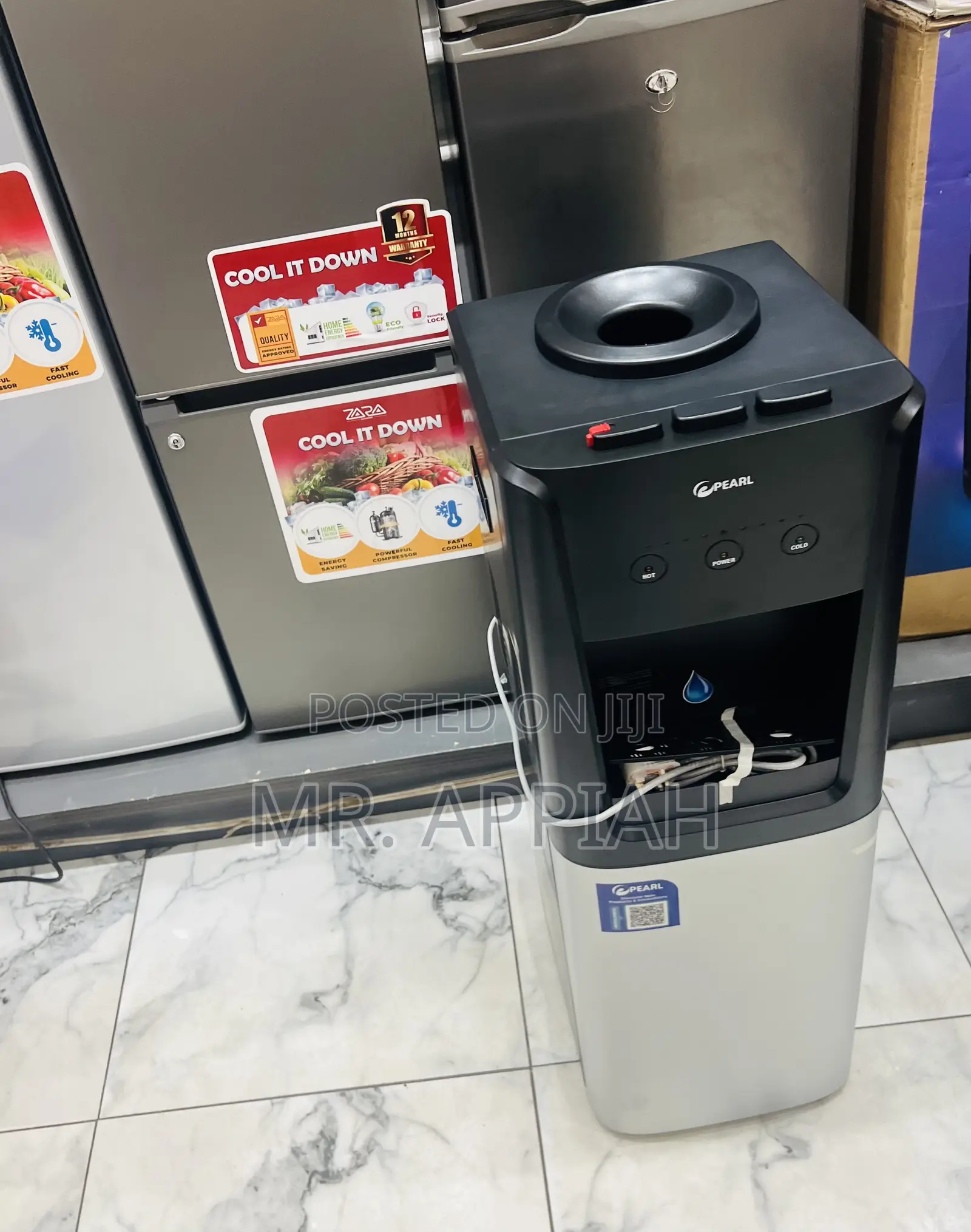 Efficient Pearl PWD 4006 3 Tray Electric Water Dispenser(Black/Gray).