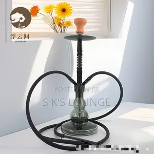 Double Pipe Shisha Pots (Silicon Pipes Silicon Flavor Bowl)