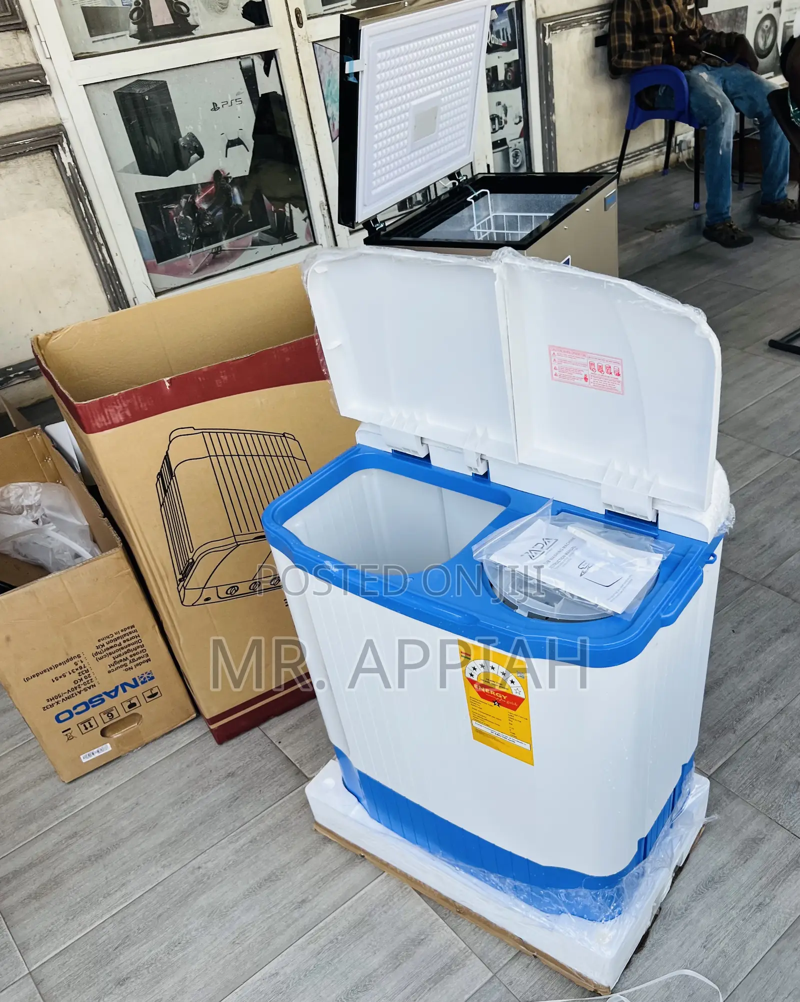 Extra Quiet Zara 7kg Spin Dry Electric Washing Machine(Semi-Auto)