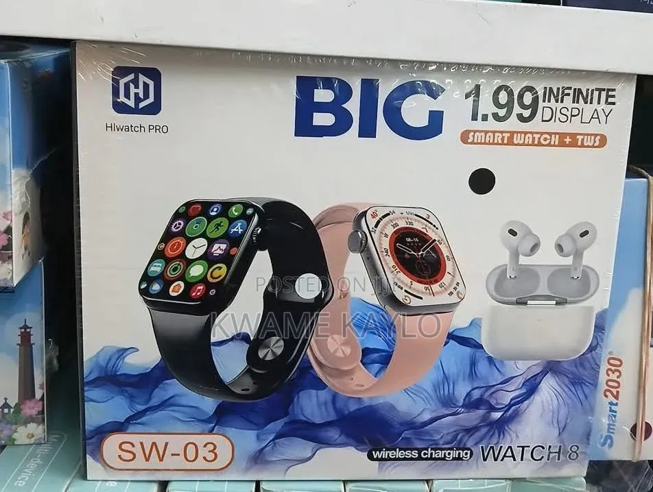 Sw03 Smart Watch + Freeearpod