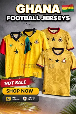 This Jersey Hard! Ghana Black Stars New Drop