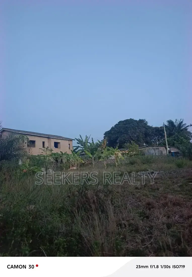 One and Half Plot of Land Freehold for Sale at Osu