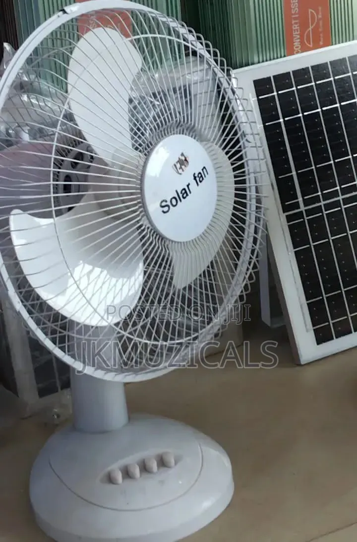 Solar_ Rechargeable Fan