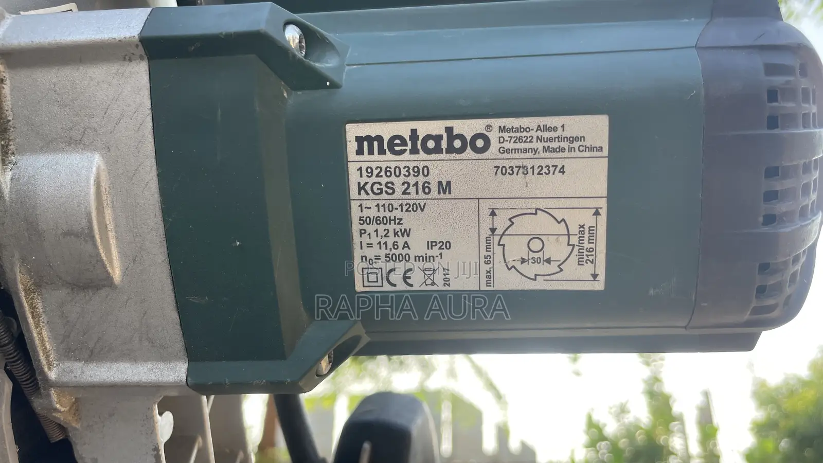 Metabo KGS 216m Professional Mitre Saw With Step Down