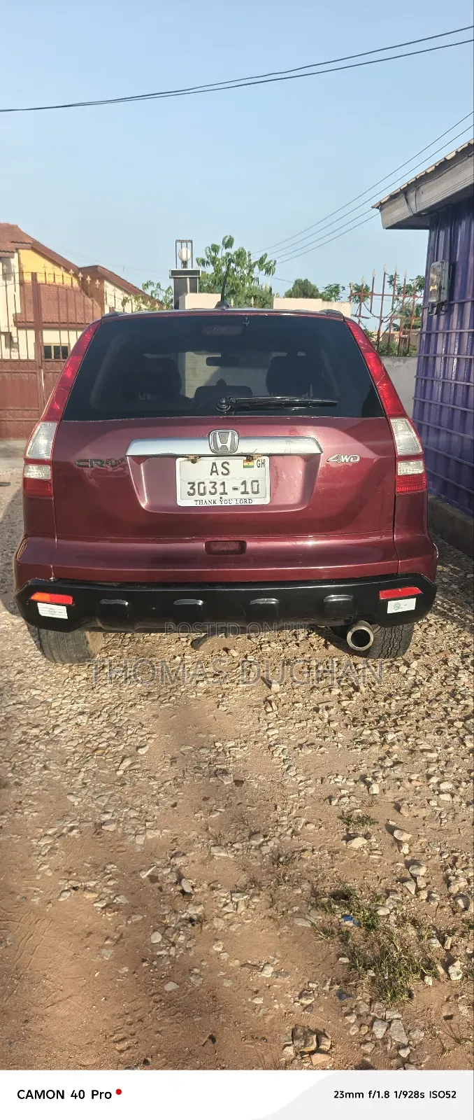 Honda CR-V LX Automatic 2007 Red