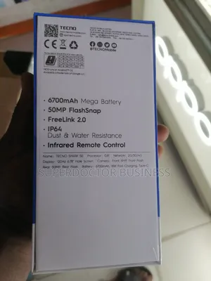 New Tecno Spark 50 128 GB Black