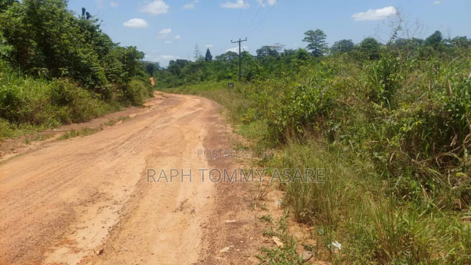 Seven Acres of Farmland a Bayerebon Around Nyinahin Bibiani Road For