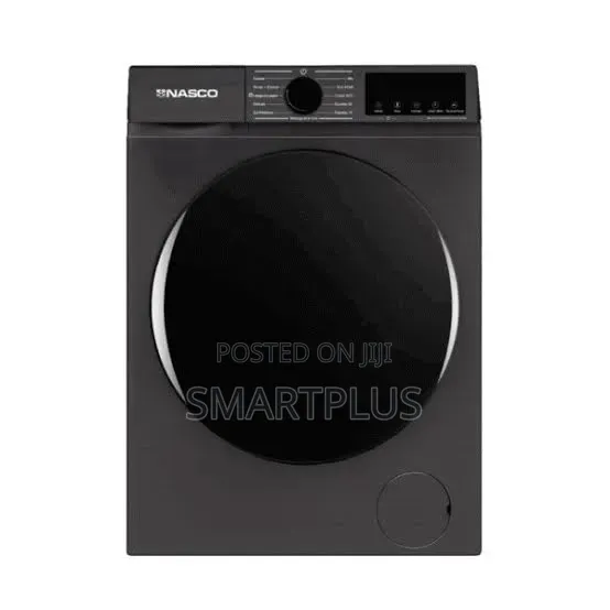 Nasco 10kg Front Load Full Auto Washing Machine With Stainless Drum.