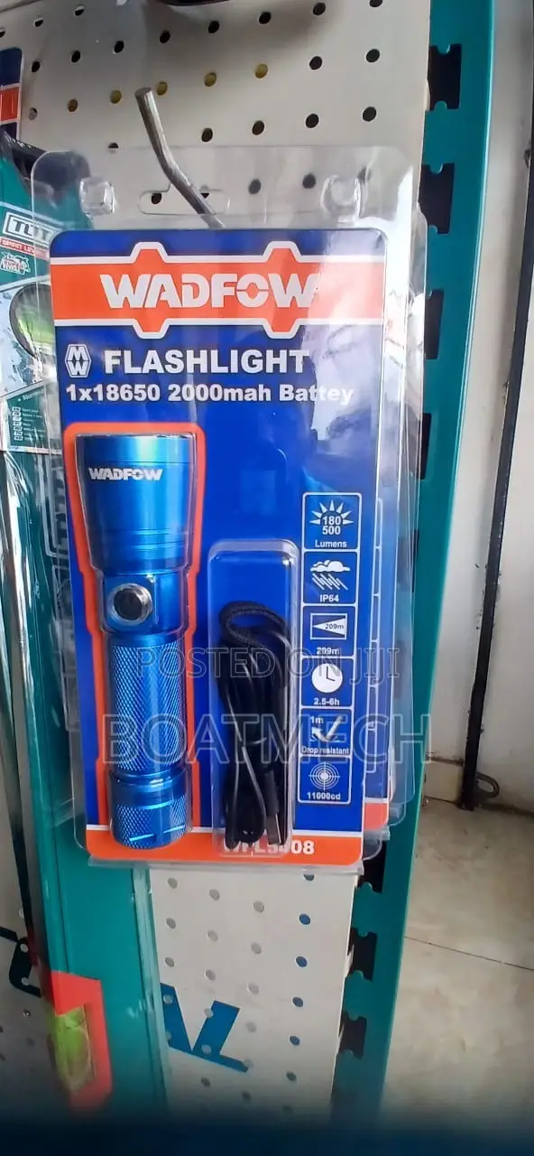 Wadfow 2000mah Battery Flashlight