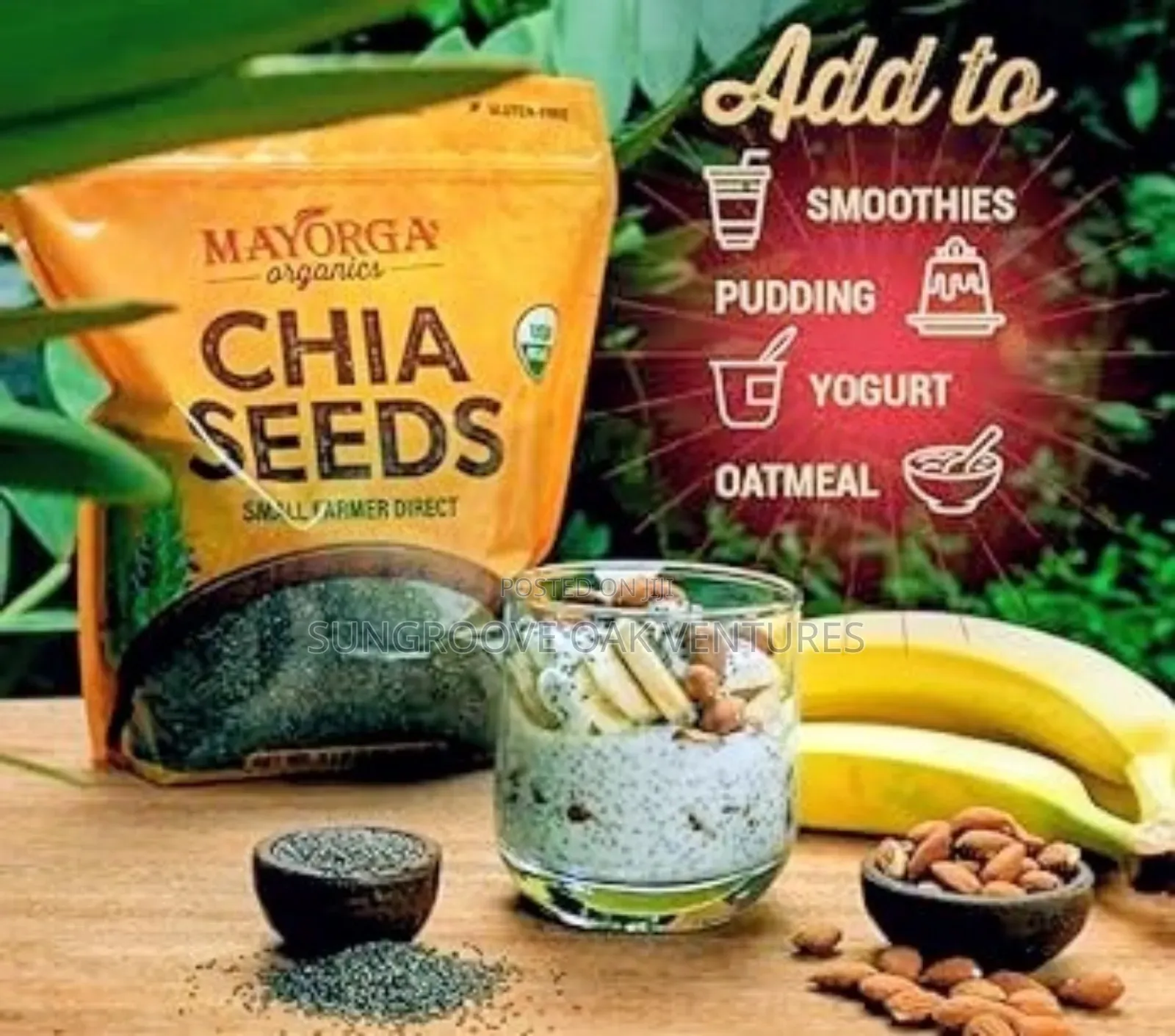 Organic Chia Seeds Originally Sourced From Usa