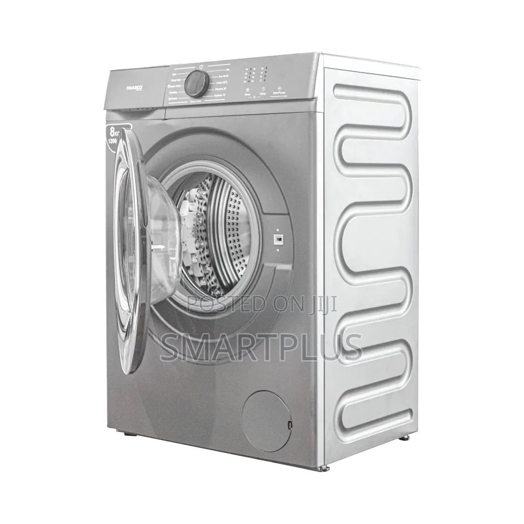 Nasco 8kg Front Load Washing Machine Including an Inverter Motor.