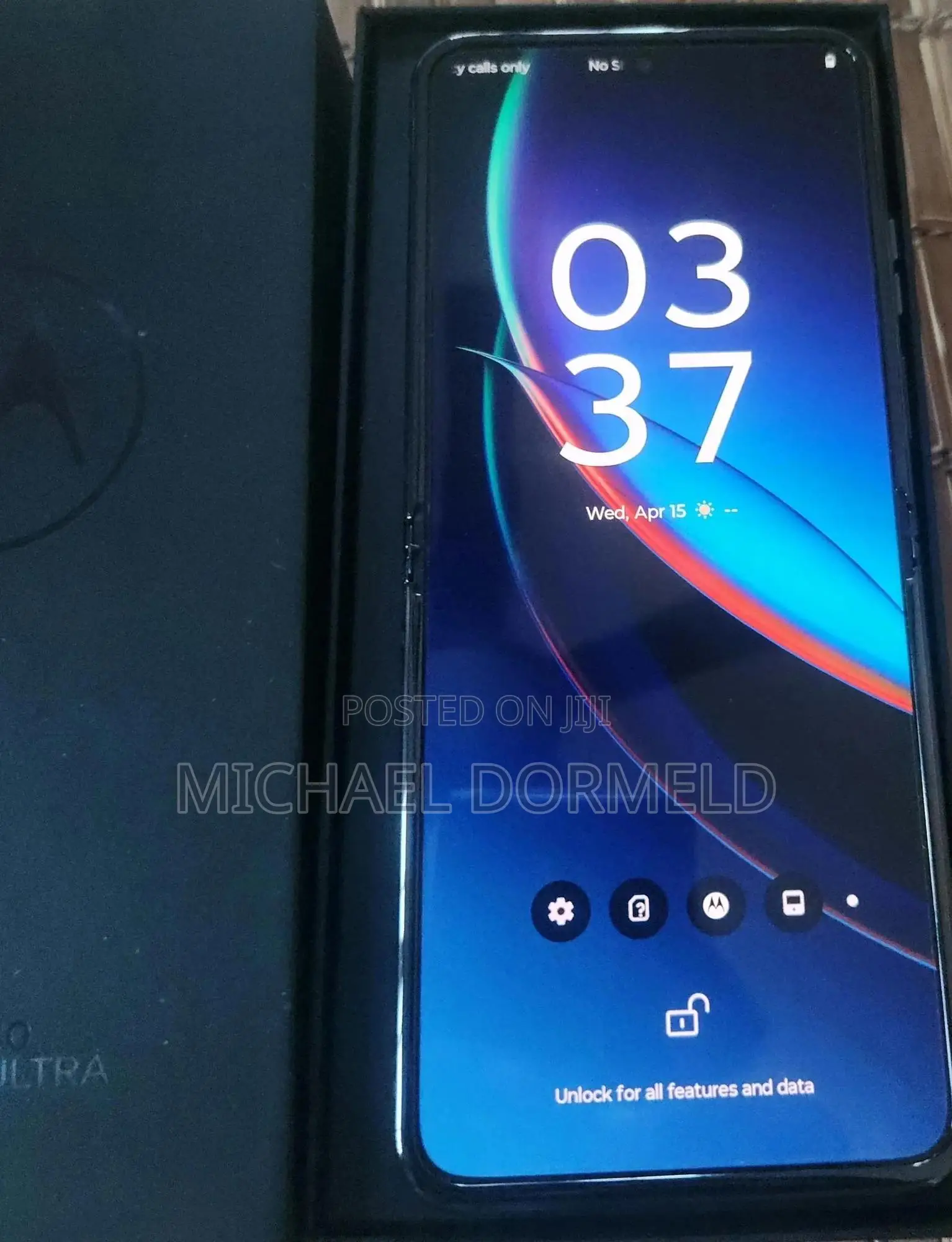 New Motorola Razr 5G 256 GB Black